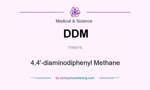 What does DDM mean? It stands for 4,4`-diaminodiphenyl Methane