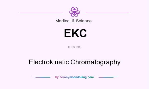 What does EKC mean? It stands for Electrokinetic Chromatography