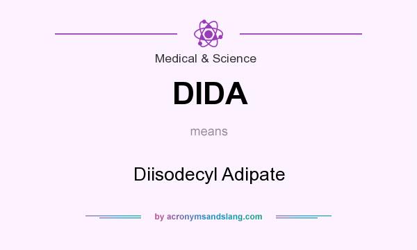 What does DIDA mean? It stands for Diisodecyl Adipate