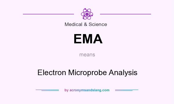 What does EMA mean? It stands for Electron Microprobe Analysis