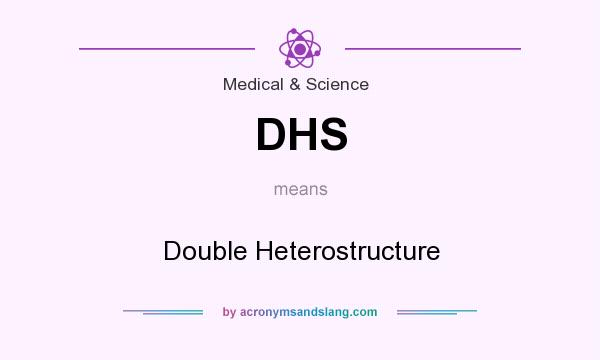 What does DHS mean? It stands for Double Heterostructure