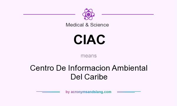 What does CIAC mean? It stands for Centro De Informacion Ambiental Del Caribe