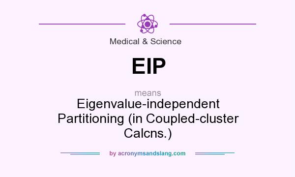 What does EIP mean? It stands for Eigenvalue-independent Partitioning (in Coupled-cluster Calcns.)