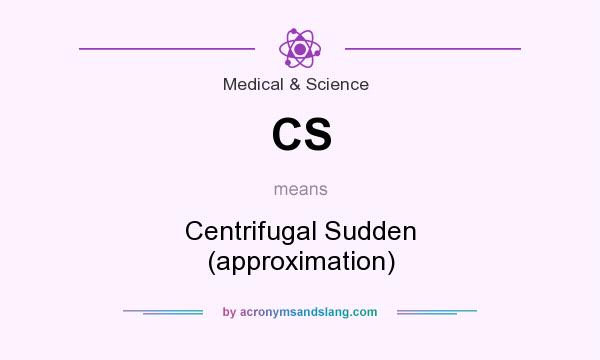 What does CS mean? It stands for Centrifugal Sudden (approximation)