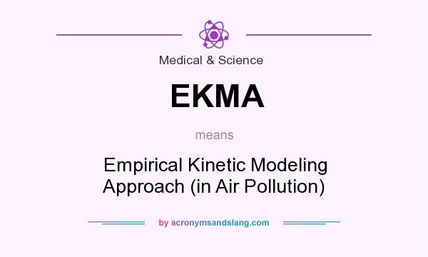 What does EKMA mean? It stands for Empirical Kinetic Modeling Approach (in Air Pollution)