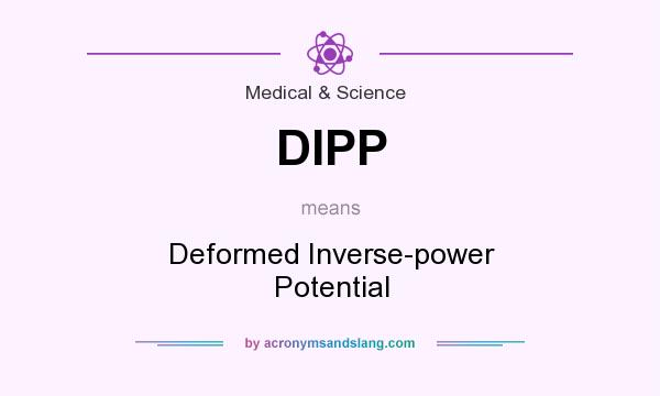 What does DIPP mean? It stands for Deformed Inverse-power Potential