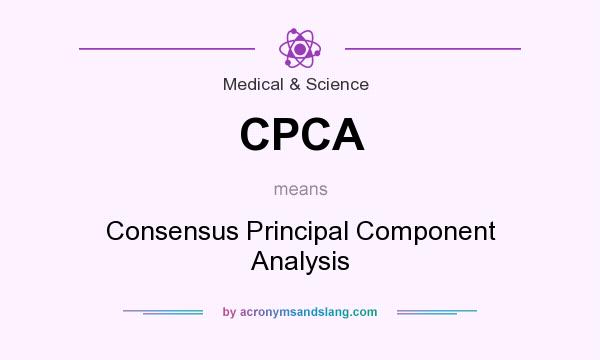 What does CPCA mean? It stands for Consensus Principal Component Analysis