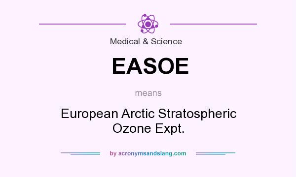 What does EASOE mean? It stands for European Arctic Stratospheric Ozone Expt.