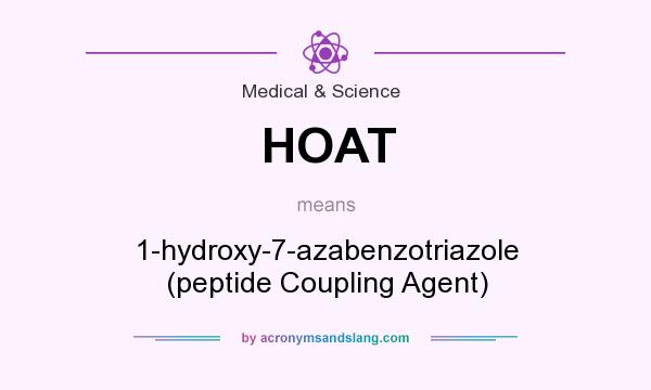 What does HOAT mean? It stands for 1-hydroxy-7-azabenzotriazole (peptide Coupling Agent)