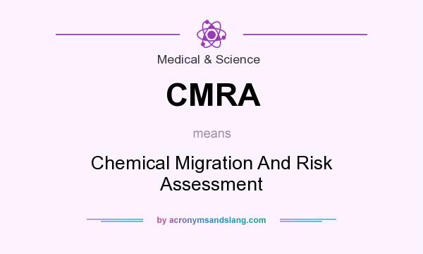 What does CMRA mean? It stands for Chemical Migration And Risk Assessment