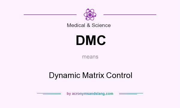 What does DMC mean? It stands for Dynamic Matrix Control