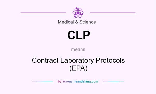 What does CLP mean? It stands for Contract Laboratory Protocols (EPA)