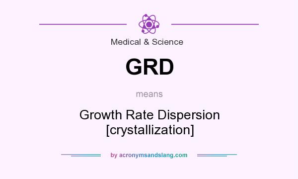 What does GRD mean? It stands for Growth Rate Dispersion [crystallization]