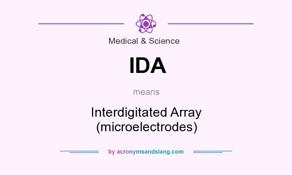 What does IDA mean? It stands for Interdigitated Array (microelectrodes)