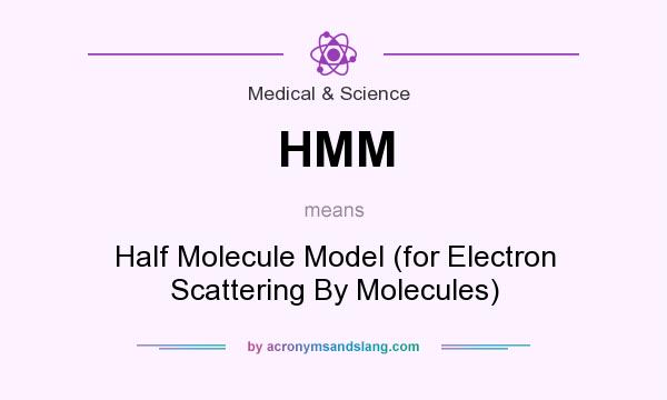 What does HMM mean? It stands for Half Molecule Model (for Electron Scattering By Molecules)