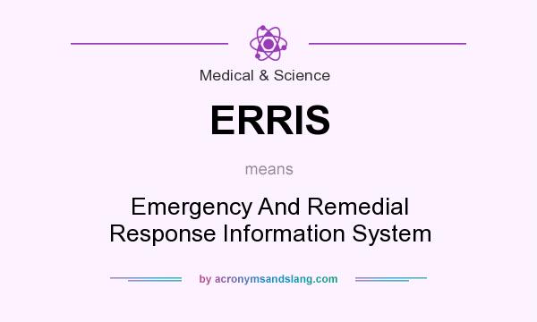 What does ERRIS mean? It stands for Emergency And Remedial Response Information System
