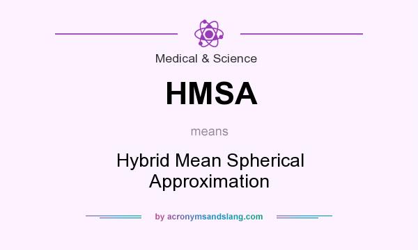 What does HMSA mean? It stands for Hybrid Mean Spherical Approximation