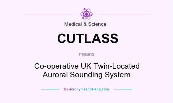 What does CUTLASS mean? It stands for Co-operative UK Twin-Located Auroral Sounding System
