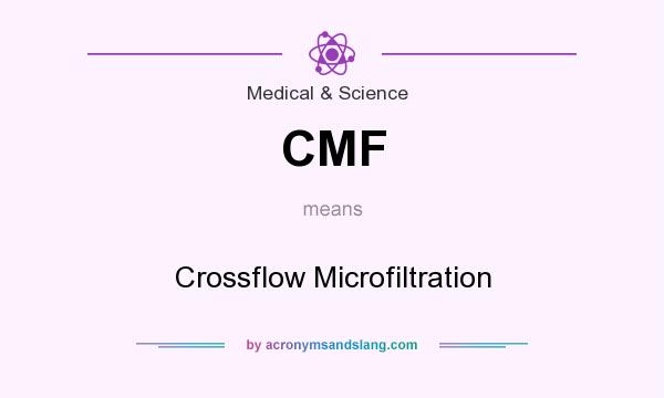 What does CMF mean? It stands for Crossflow Microfiltration