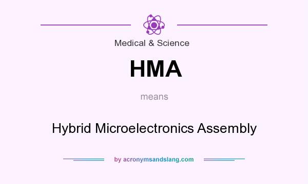 What does HMA mean? It stands for Hybrid Microelectronics Assembly