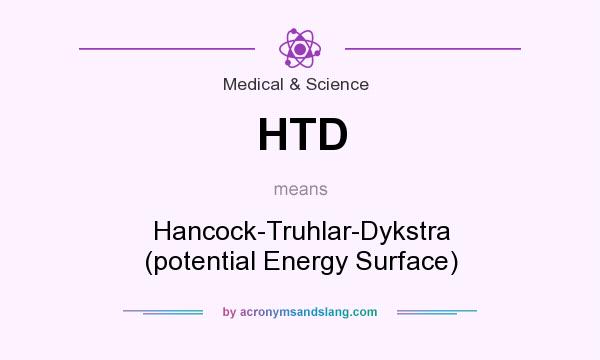 What does HTD mean? It stands for Hancock-Truhlar-Dykstra (potential Energy Surface)