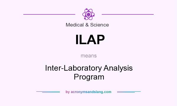 What does ILAP mean? It stands for Inter-Laboratory Analysis Program