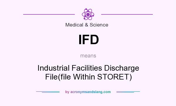 What does IFD mean? It stands for Industrial Facilities Discharge File(file Within STORET)