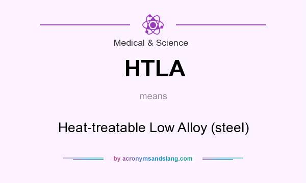 What does HTLA mean? It stands for Heat-treatable Low Alloy (steel)