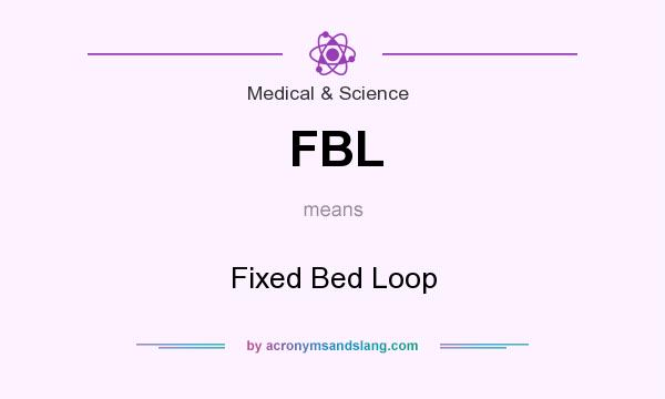 What does FBL mean? It stands for Fixed Bed Loop