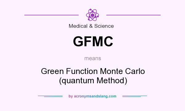 What does GFMC mean? It stands for Green Function Monte Carlo (quantum Method)