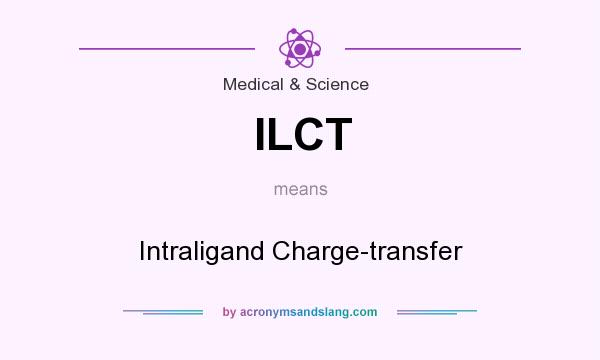 What does ILCT mean? It stands for Intraligand Charge-transfer