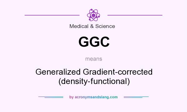 What does GGC mean? It stands for Generalized Gradient-corrected (density-functional)