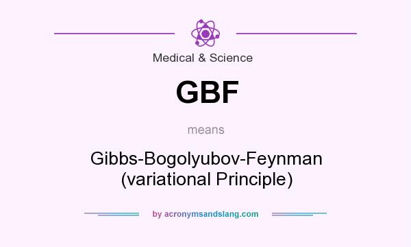 What does GBF mean? It stands for Gibbs-Bogolyubov-Feynman (variational Principle)