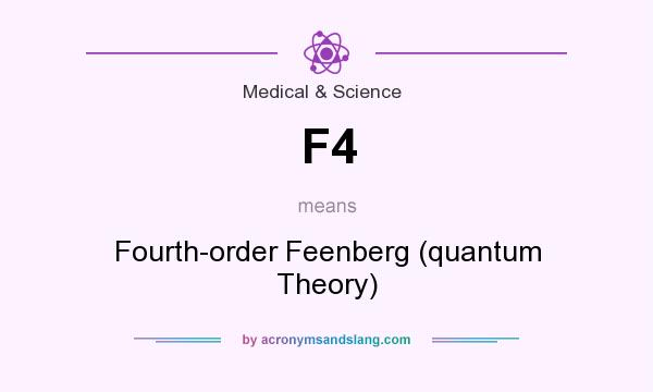 What does F4 mean? It stands for Fourth-order Feenberg (quantum Theory)
