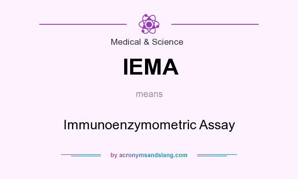 What does IEMA mean? It stands for Immunoenzymometric Assay