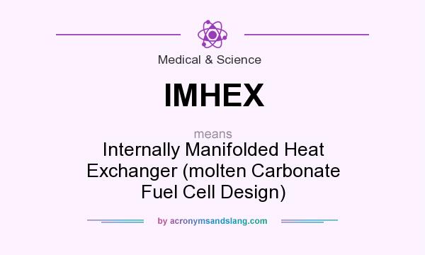 What does IMHEX mean? It stands for Internally Manifolded Heat Exchanger (molten Carbonate Fuel Cell Design)