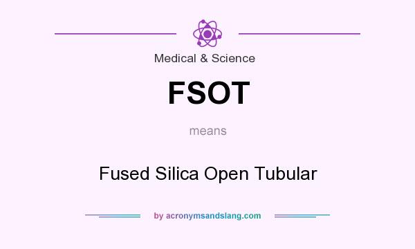 What does FSOT mean? It stands for Fused Silica Open Tubular