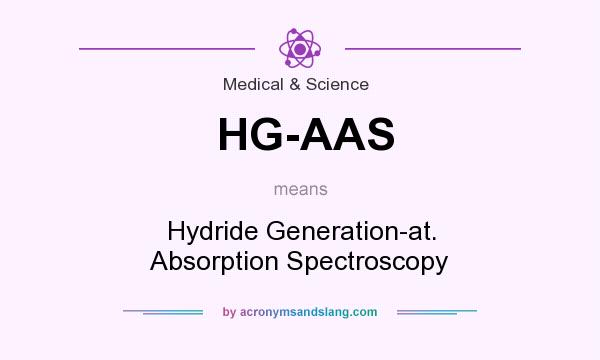 What does HG-AAS mean? It stands for Hydride Generation-at. Absorption Spectroscopy
