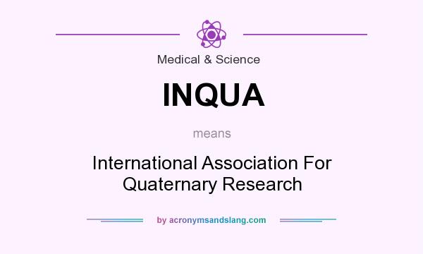 What does INQUA mean? It stands for International Association For Quaternary Research