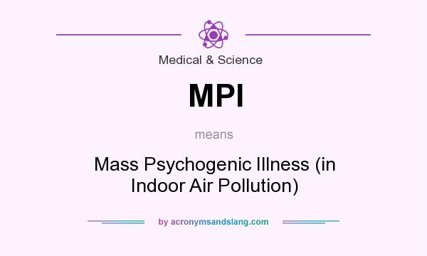 What does MPI mean? It stands for Mass Psychogenic Illness (in Indoor Air Pollution)
