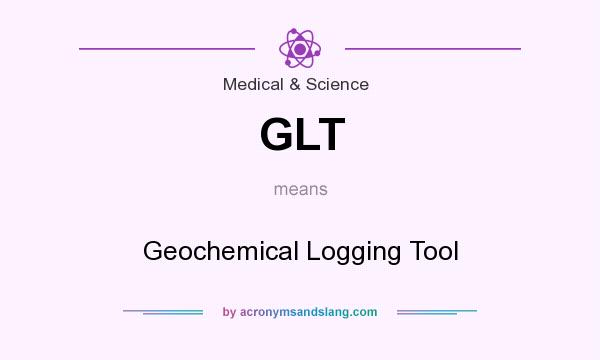 What does GLT mean? It stands for Geochemical Logging Tool