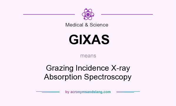 What does GIXAS mean? It stands for Grazing Incidence X-ray Absorption Spectroscopy