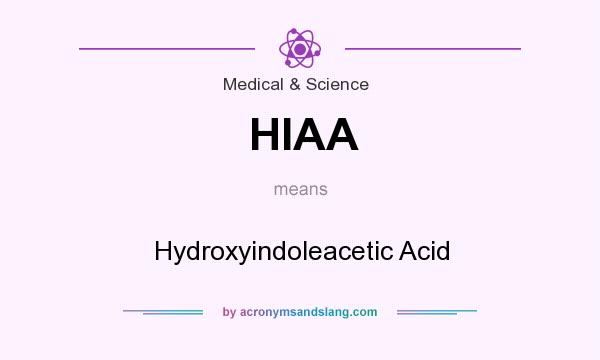 What does HIAA mean? It stands for Hydroxyindoleacetic Acid