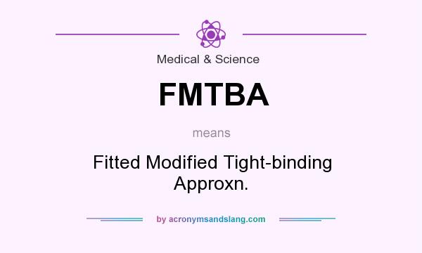 What does FMTBA mean? It stands for Fitted Modified Tight-binding Approxn.
