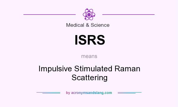 What does ISRS mean? It stands for Impulsive Stimulated Raman Scattering