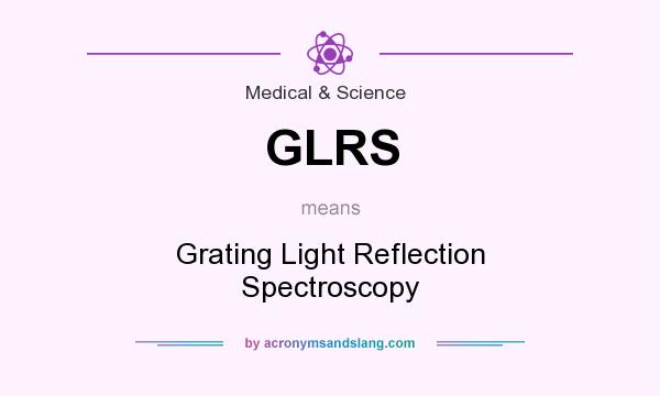 What does GLRS mean? It stands for Grating Light Reflection Spectroscopy