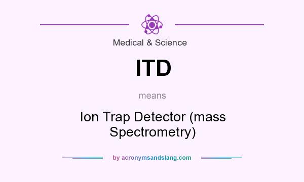 What does ITD mean? It stands for Ion Trap Detector (mass Spectrometry)