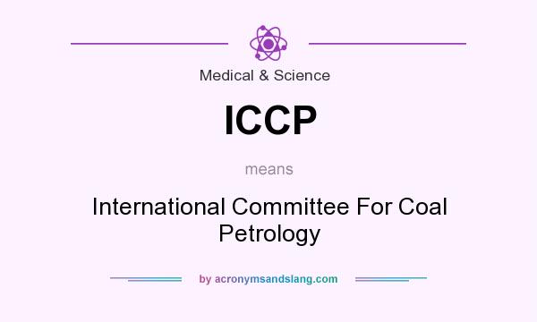 What does ICCP mean? It stands for International Committee For Coal Petrology