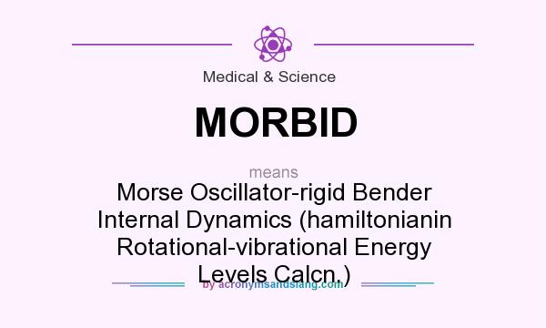 What does MORBID mean? It stands for Morse Oscillator-rigid Bender Internal Dynamics (hamiltonianin Rotational-vibrational Energy Levels Calcn.)