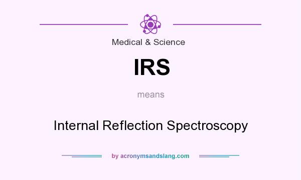 What does IRS mean? It stands for Internal Reflection Spectroscopy
